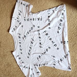 Small White Friends Tee